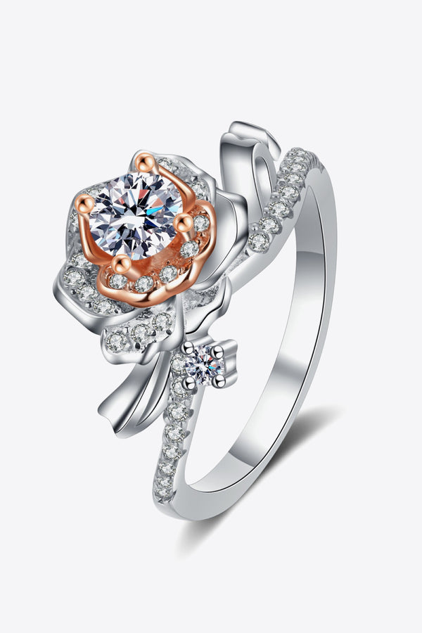 moissanite and sterling silver rings  vvs moissanite